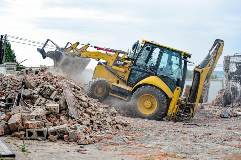 Excavator in Ruins